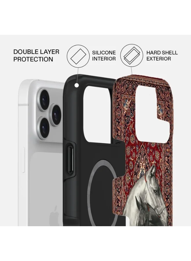 موبكوس جراب موبكوس  برو ماكس دايناستي بريميوم متوافق مع طبقة مزدوجة هجينة صلبة + حماية سيليكون مقاوم للخدش والصدمات غطاء هاتف فاخر